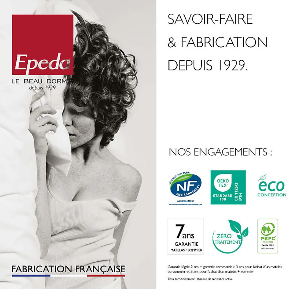 Matelas Epeda L'ESCAPADE 160x200 Ressorts