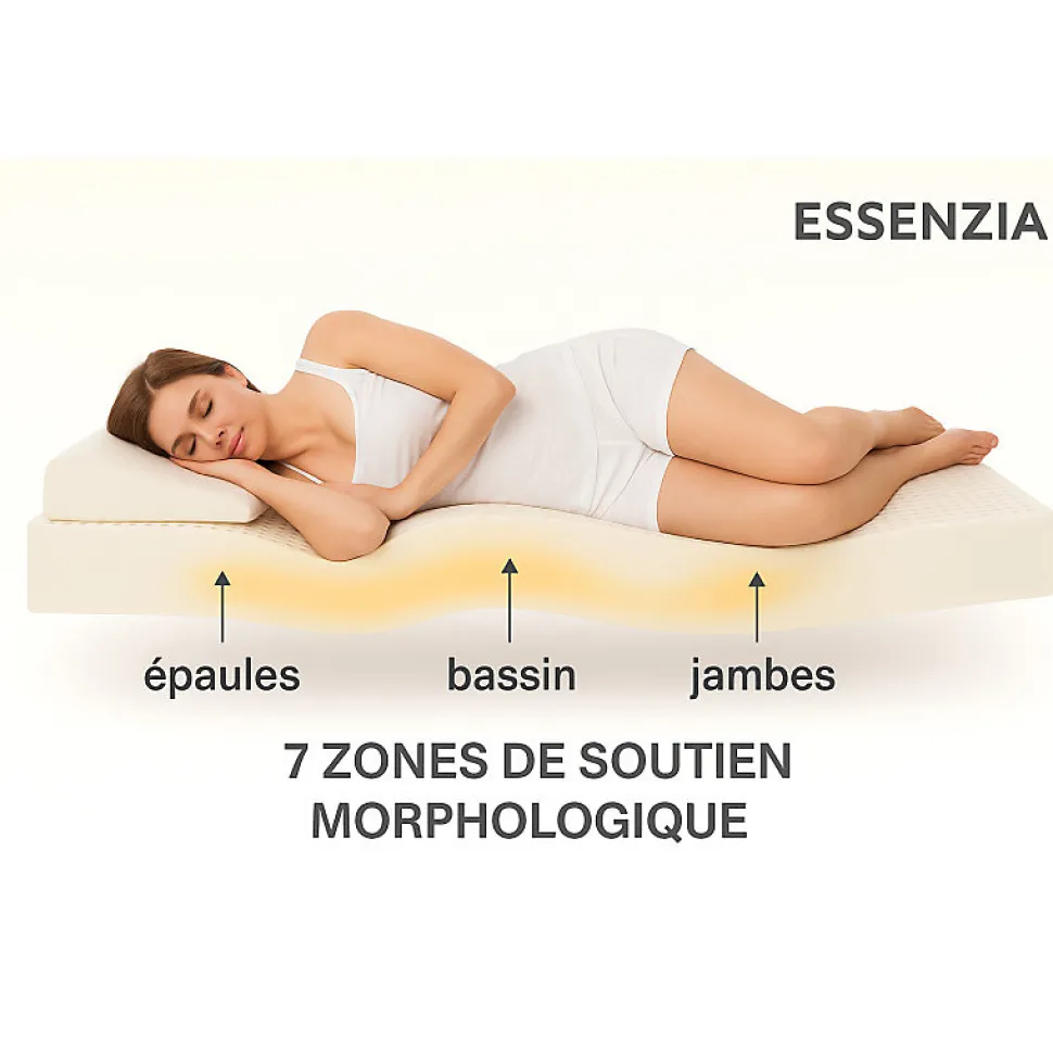 Matelas Essenzia MORPHOZONE 210 Relax 180x190 Latex