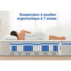 Matelas Essenzia SPRING 1200 RESSORTS CLASSIC 110x200 Ressorts