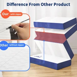 Matelas futon pliable en mousse à mémoire de forme 60 x 190 x 10 CM