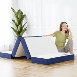 Matelas futon pliable en mousse à mémoire de forme 60 x 190 x 10 CM
