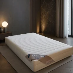 Matelas Memoire de Forme 90x200 x 19,5 cm - 58 Kg/m3 - Ferme - 5 Zones de Confort - Haute Resilience - Confort Optimal - Usage Quo