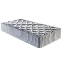 Matelas memoryplus a Ressorts Ensaches + 4 cm Memoire de Forme 80 Kg/m3 - 80x190 Hauteur +/- 23 cm - Accueil Moelleux - Soutien E