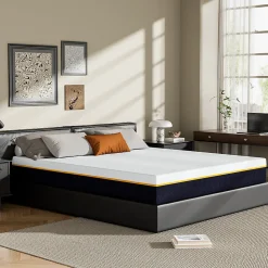 Matelas Mousse à Mémoire 140x190 cm + Sommier Tapissier, Épaisseur 17 cm