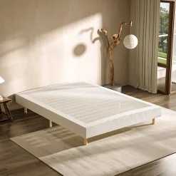 Matelas Mousse à Mémoire 140x190 cm + Sommier Tapissier, Épaisseur 17 cm
