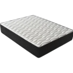 Matelas Mousse 135x190 Cesar, Ferme, Réversible, Côté Été/hiver, H30 Cm