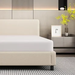 Matelas mousse 90x200 cm - Matelas H3, respirant et antidérapant - Mousse - Sans matelas - Blanc