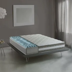 Matelas mousse 160x190 cm Talamo Italia accueil dynamique soutien medium epaisseur 27 cm Non specifie zones housse de matelas