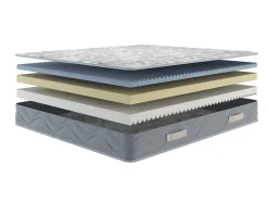 Matelas mousse 180x200 cm Talamo Italia accueil dynamique soutien moelleux epaisseur 25 cm oreiller(s)