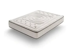 Matelas mousse 120x190 Imperial Cachemire, 25 cm, confort multizone, accueil moelleux, ferme, anti-acarien et hypoallergénique