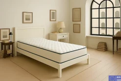 Matelas Mousse 80x200 New York, Ferme, Réversible, Côté Été/hiver, H15 Cm