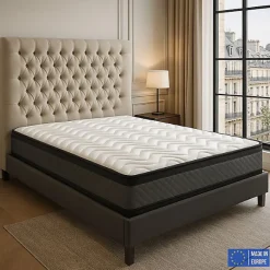 Matelas Mousse 180x200 Onyx, Ferme, Réversible, Côté Été/hiver, H20 Cm