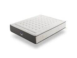 Matelas mousse 120x190 therapy carbone anti stress mousse h.r. épaisseur 19 cm tissu 3d système airfresh