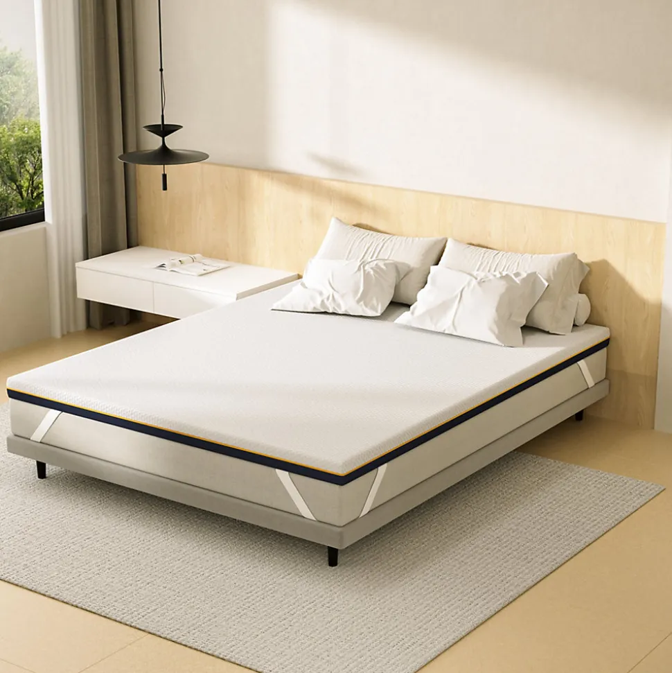 Matelas, épaisseur 180 x 200 x 7,5 cm, mousse à mémoire de forme, ergonomique, lavable, antiallergique