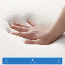 Matelas Pliant Triple 160X195CM, Matelas Polyvalent, 15cm Mousse épaisse, Housse Amovible et Lavable en Machine, Poignée de