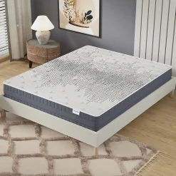 Matelas Polaris - Mousse Graphène à Mémoire de Forme- Fraîcheur -Régulation Thermique - (140 x 190 cm) -Épaisseur 22cm
