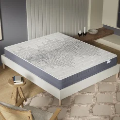 Matelas Polaris - Mousse Graphène à Mémoire de Forme- Fraîcheur -Régulation Thermique - (140 x 190 cm) -Épaisseur 22cm