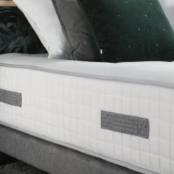 Matelas ressort 1600x2000 cm id literie soutien ferme accueil souple 7 zones epaisseur 30 cm protege-matelas