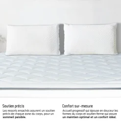 Matelas Ressorts Bartoldi 180x200 cm Accueil Mousse supersoft