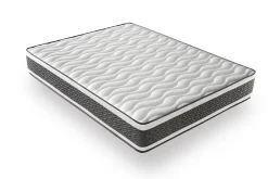 Matelas Ressorts Ensachés 140x200 Montecarlo, Ferme, Réversible, Côté Été/hiver, H25 Cm