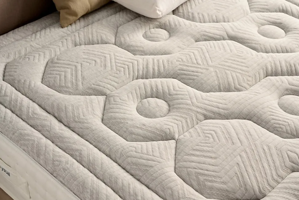 Matelas Ressorts Ensachés Biocrystal Selenium Spring, 30cm, 135x200cm - Moonia