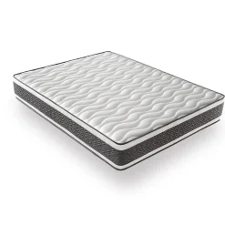 Matelas Ressorts Ensachés 140x190 Montecarlo, Ferme, Réversible, Côté Été/hiver, H25 Cm