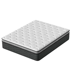 Matelas Ressorts 140x190 cm, Confort, 7 Zones Ergonomique,25 cm d'épaisseur