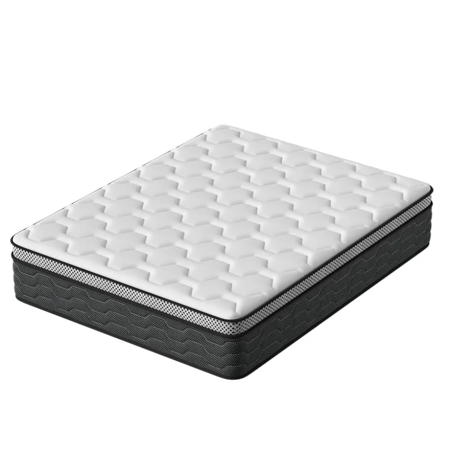 Matelas Ressorts 140x190 cm, Confort, 7 Zones Ergonomique,25 cm d'épaisseur