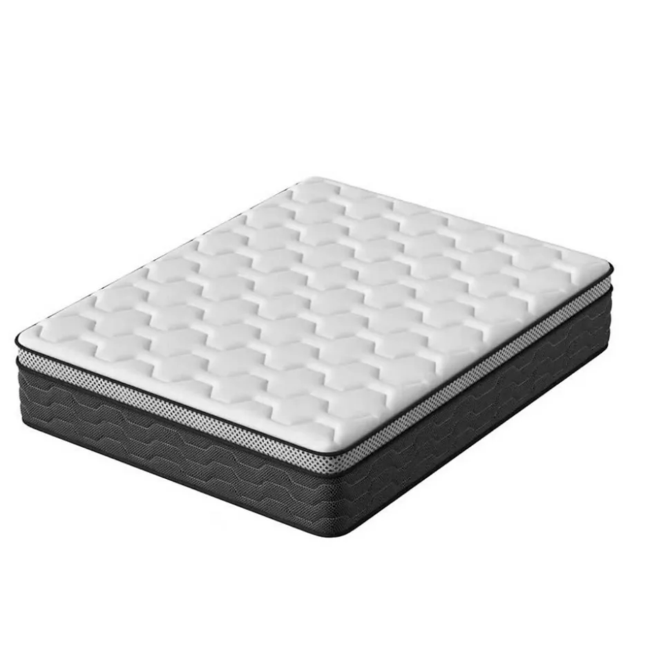Matelas Ressorts 160x200 cm, Confort, 7 Zones Ergonomique,25 cm d'épaisseur