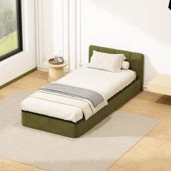 Matelas Ressorts 140x190cm de Forme en Mousse et Ressorts, 20 cm Épaisseur