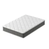 Matelas Ressorts 120x190cm de Forme en Mousse et Ressorts, 20 cm Épaisseur