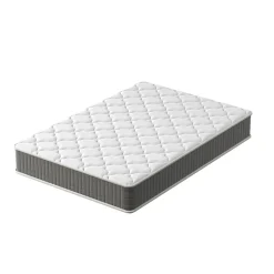 Matelas Ressorts 120x190cm de Forme en Mousse et Ressorts, 20 cm Épaisseur