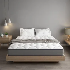 Matelas Ressorts 140x190cm de Forme en Mousse et Ressorts, 20 cm Épaisseur