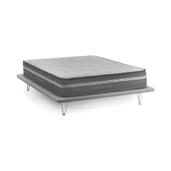 Matelas simple Dlesc, matelas en mousse à mémoire de forme et microressorts ensachés,, 80x190h32 cm