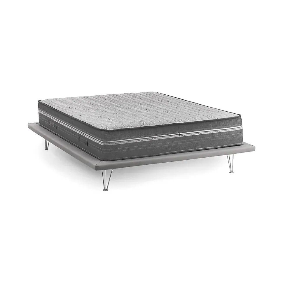 Matelas simple Dlesc, matelas en mousse à mémoire de forme et microressorts ensachés,, 80x190h32 cm