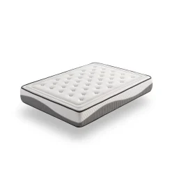 Matelas viscoélastique - ECCOX - Clean Plus - 135x200 cm - Épaisseur 28 cm - Anti-acarien