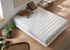 Matelas Viscoélastique Luxury Cube - Haute densité HR Pro Nature Core - Fermeté moyenne-élevée - epaisseur 26 cm +/- 2 - 200x200 c