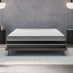 Matelas 140x200 - 30 cm - Ressorts Ensachés Indépendants + Mousse HR - Blue Latex - Silencieux - 7 zones - Réversible - Felis