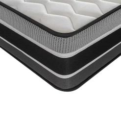 Matelas 140x200 - 30 cm - Ressorts Ensachés Indépendants + Mousse HR - Blue Latex - Silencieux - 7 zones - Réversible - Felis