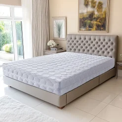 Matelas 120x190 - 20 cm Très Ferme - Mémoire de Forme - Spécial Sommier Électrique - Housse Déhoussable Lavable - 7 Zones de Confo