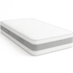 Matelas 80x200 21 cm Ferme - 7 Zones de Confort - Noyau Aertech+ Haute Densité - Confort Optimal - Usage Quotidien - MATELAS DELUX