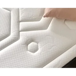 Matelas 140x190 - ECCOX - Double face - Mémoire de forme - Ressorts ensachés - Hauteur 30 cm