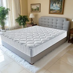 Matelas 120x190 - Hauteur 25 cm - Accueil Moelleux - Soutien Equilibre - 5 Zones de Confort - Confort Quotidien