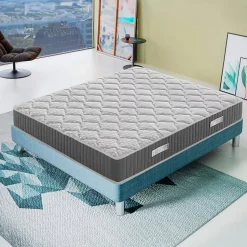 Matelas 160x190 à mémoire de forme - Epaisseur 25 cm - Mémoire 5 cm - Soulagement des points de pression - Hermes