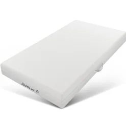 Matelas 90x200 cm - Ergonomique 7 Zones avec Mousse Froide, Confort H2 H3, Housse Amovible Lavable à Fermeture Éclair - Blanc