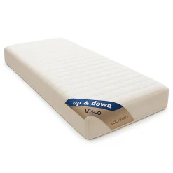 Matelas 70x190 cm - Hauteur 20 Cm - Up&Down Visco - Compatible Sommier Électrique/Mécanique - Soutien Ferme - Confort Optimal - Us