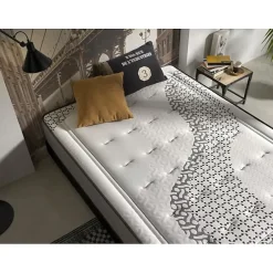 Matelas 90x200 cm Brooklyn Paradise epaisseur 24 cm 2 Anti-acariens Respirant. ECCOX