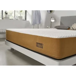 Matelas 140x190 cm de luxe exclusif Mémoire de forme spécial pour surpoids epaisseur 25 cm +/- 2 fermeté moyenne à élevée. ECCOX