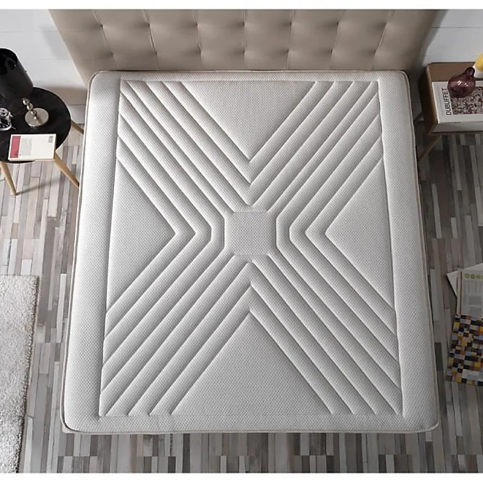 Matelas 80x190 cm en mousse à mémoire Luxury Gold epaisseur 21 cm +/-2 Fermeté moyenne-élevée. ECCOX