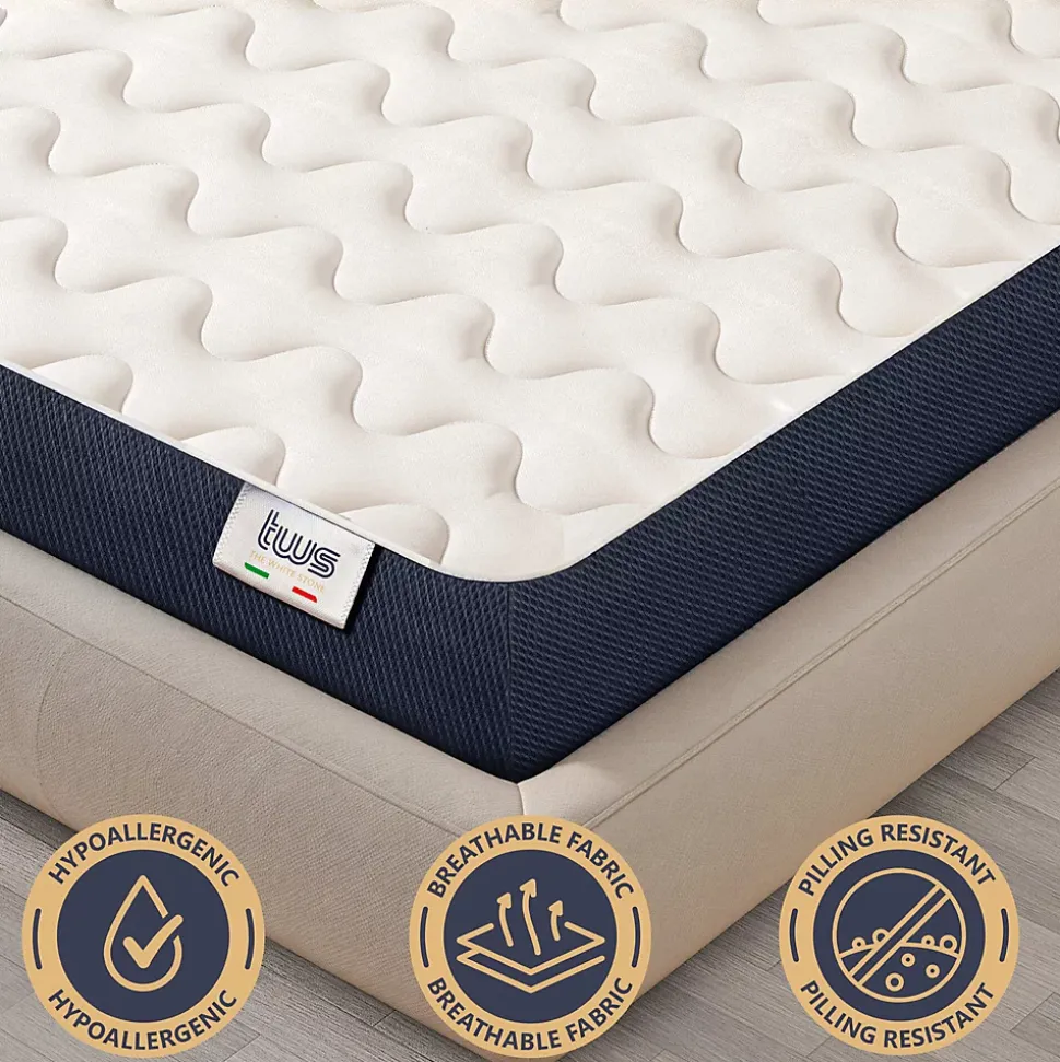 Matelas 90x200 cm en Waterfoam hypoallergénique, 14 cm